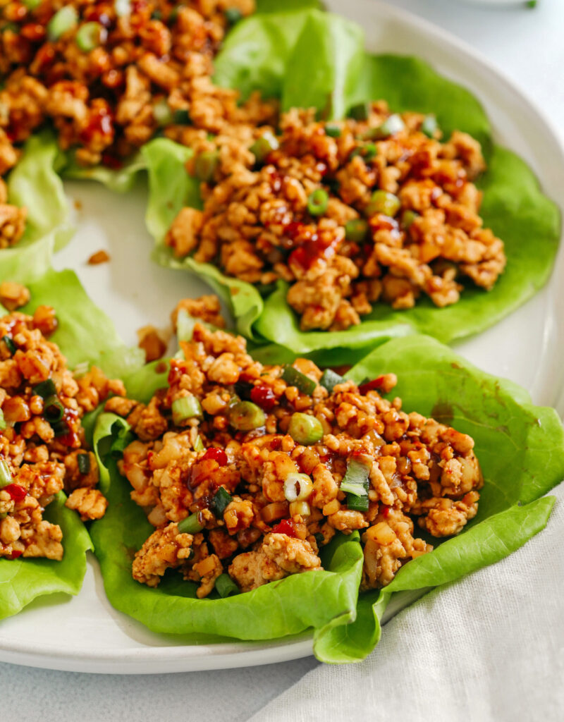 Hoisin Chicken Lettuce Wraps